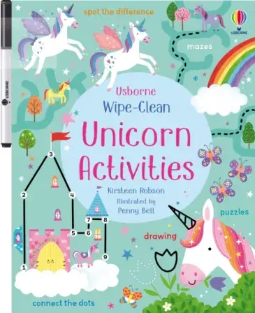 Wipe Clean Unicorn Activities P/B