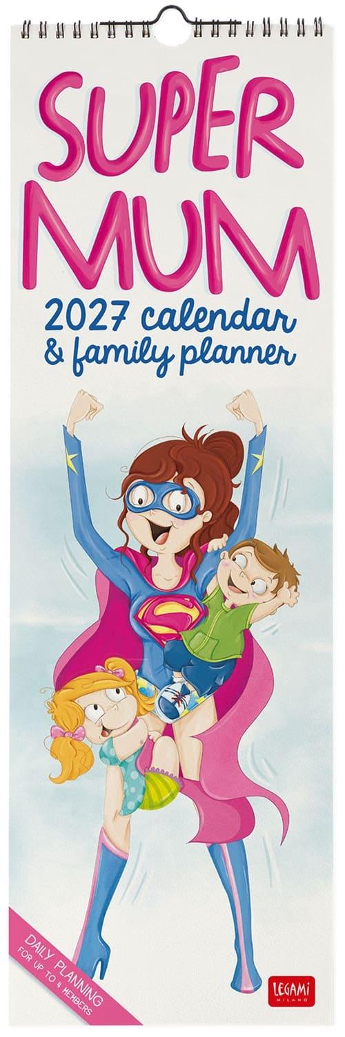 Legami Wall Calendar 2027 Super Mum