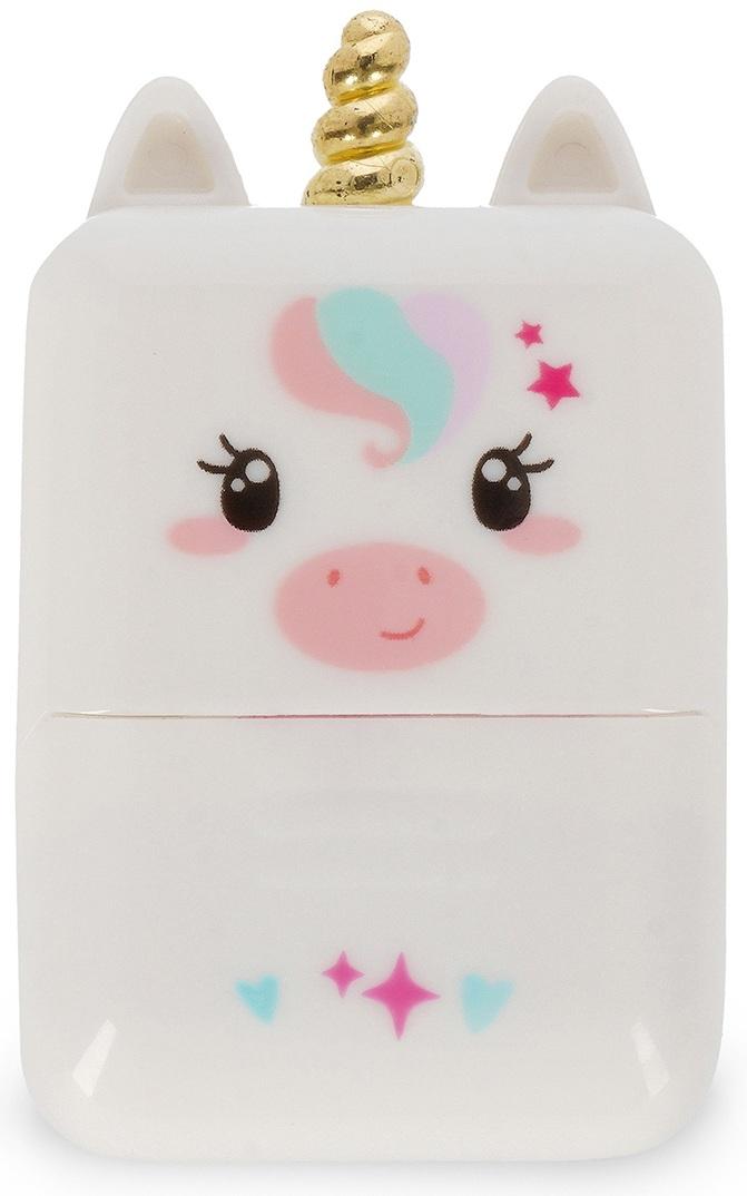LEGAMI Decorative Black Fuchsia Ink Roller Stamp - UNICORN