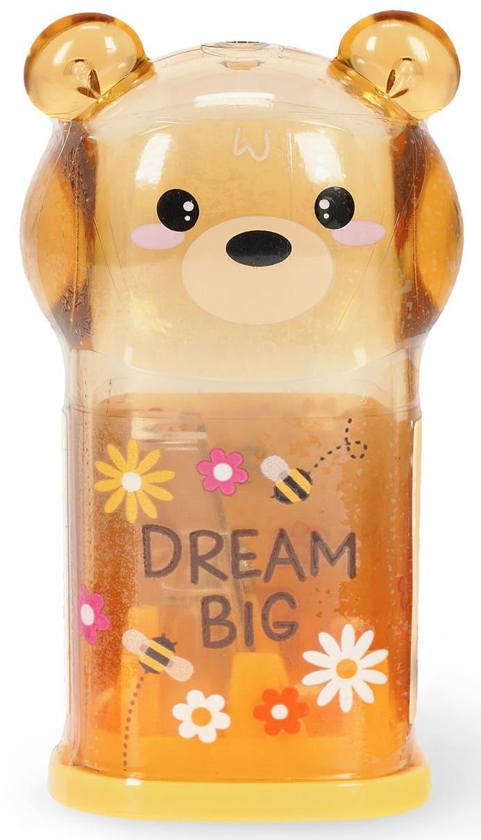 LEGAMI Pencil Sharpener With Container - TEDDY BEAR