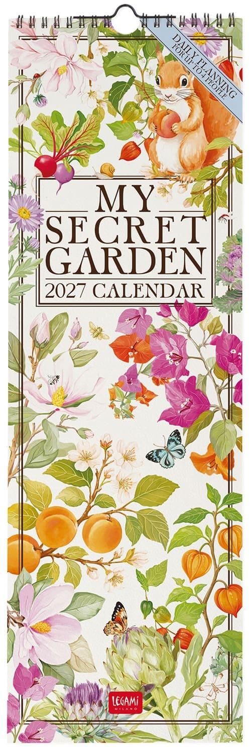 Legami Wall Calendar 2027 My Secret Garden