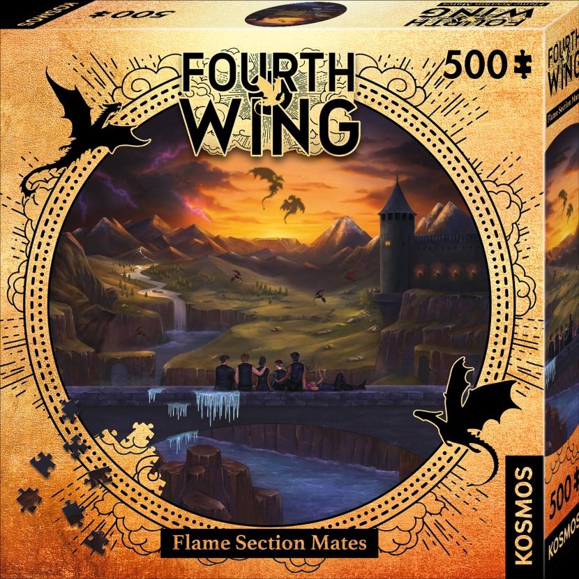 Fourth Wing Flame Section Mates 500 Piece Puzzle