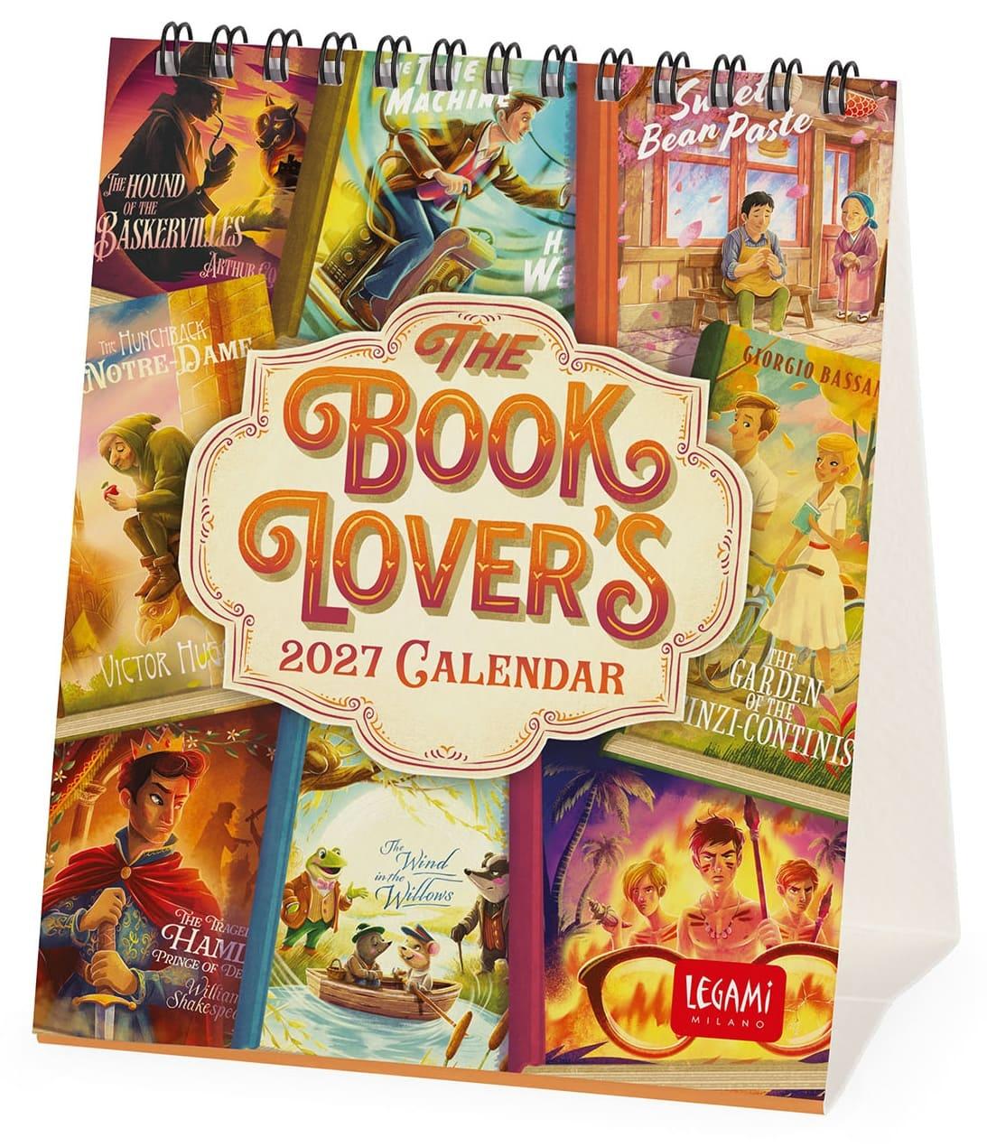 Legami Desk Calendar 2027 Book Lover's