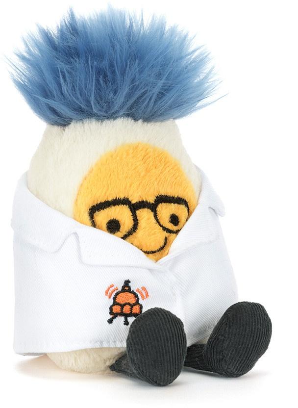 Jellycat Amuseables Boiled Egg Scientist Outfit