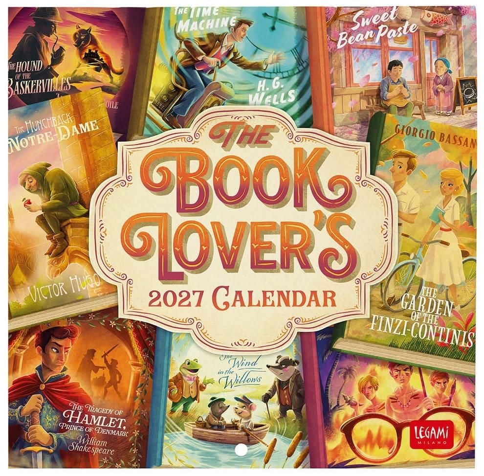 Legami Wall Calendar 2027  Book Lovers  Book Lover's