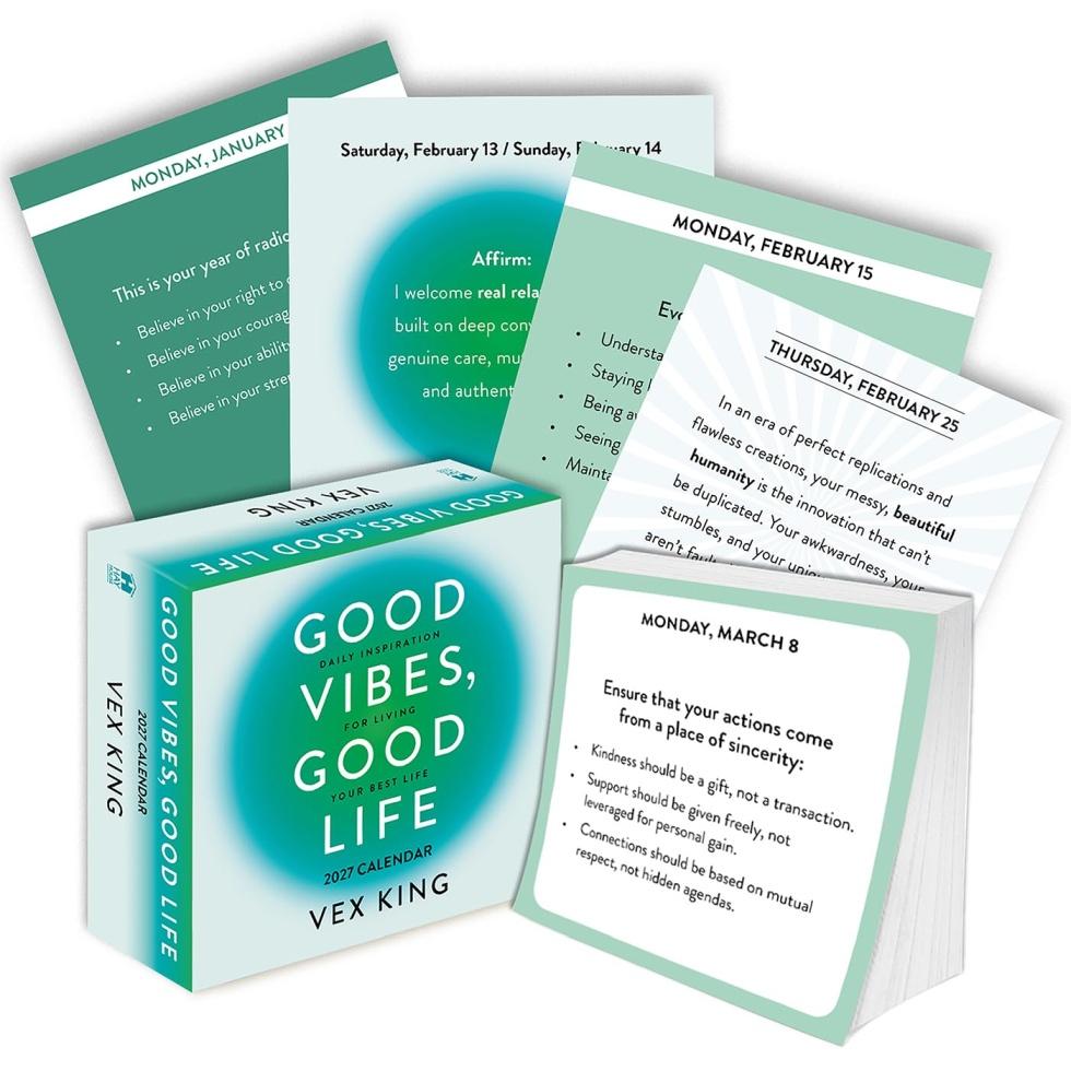 Good Vibes Good Life Calendar 2027