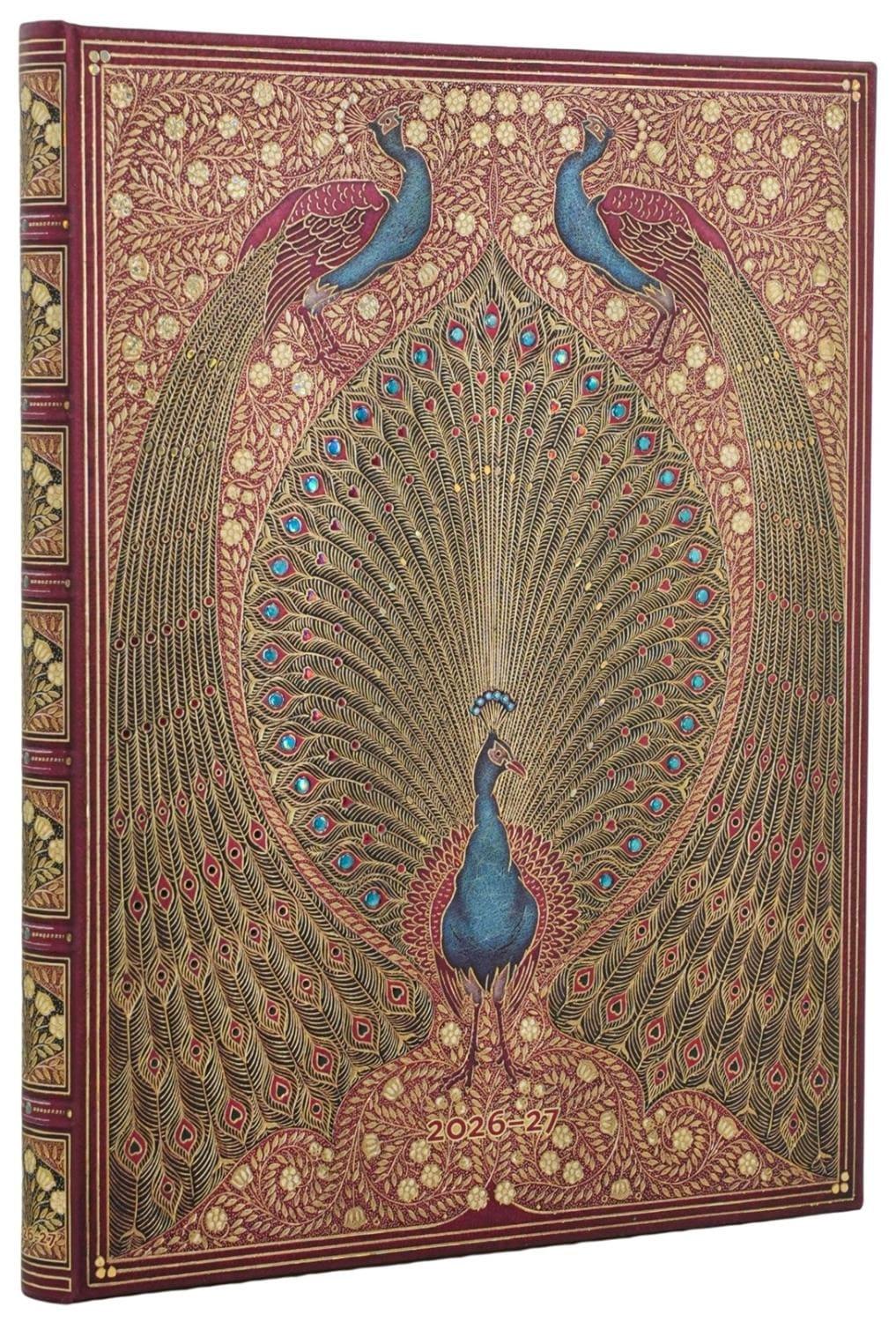 Paperblanks 26/27 Hafiz’s Peacocks Vertical Ultra
