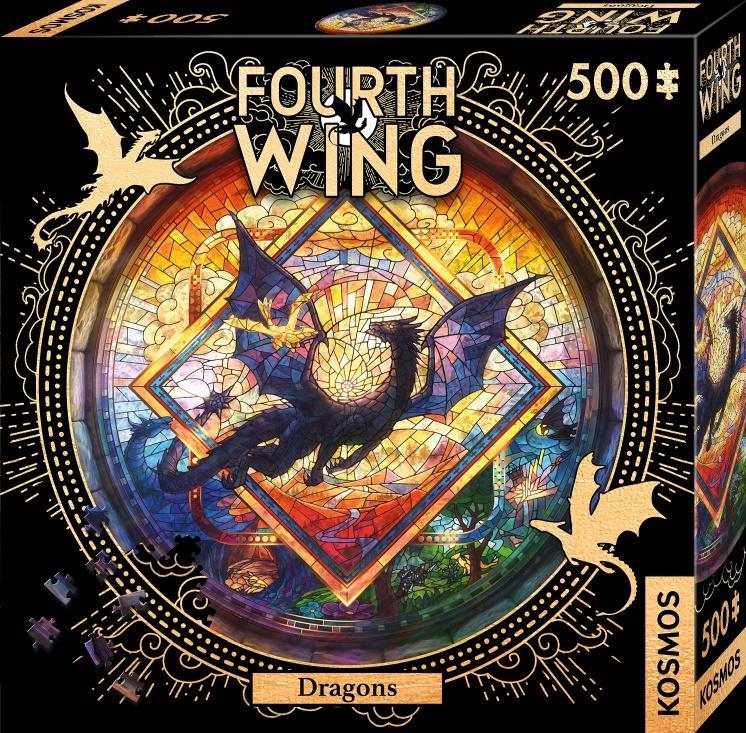 Fourth Wing Dragons 500 Piece Puzzle