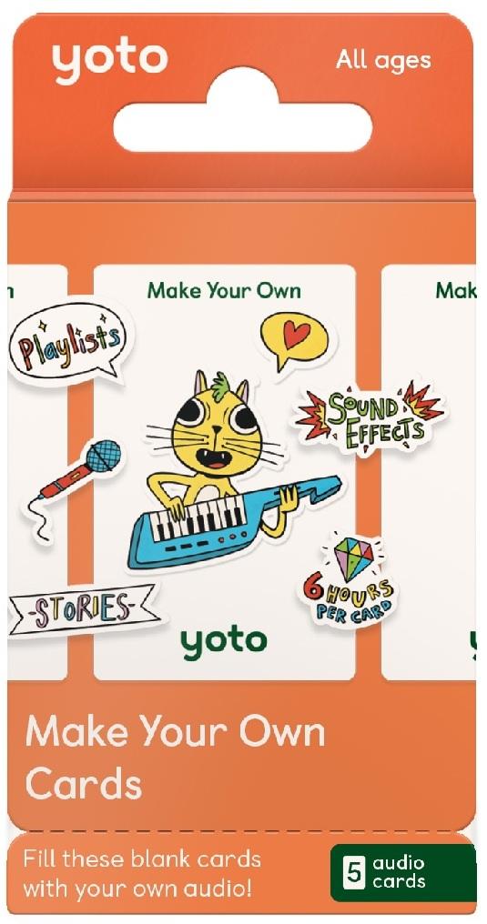Yoto Make Your Own Cards Pack of 5