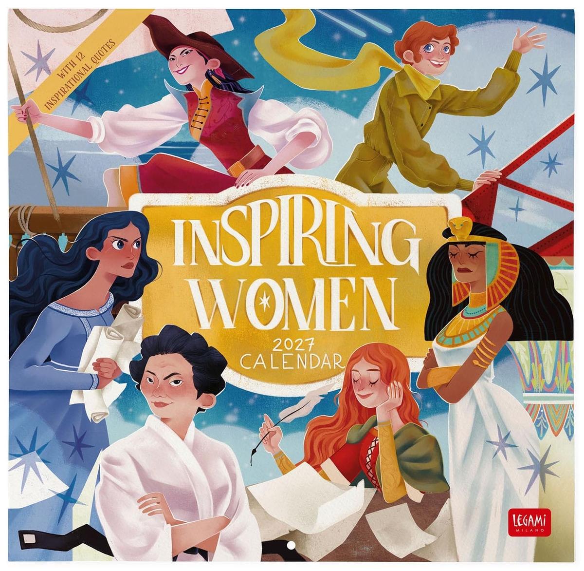 Legami Wall Calendar 2027 Inspiring Women