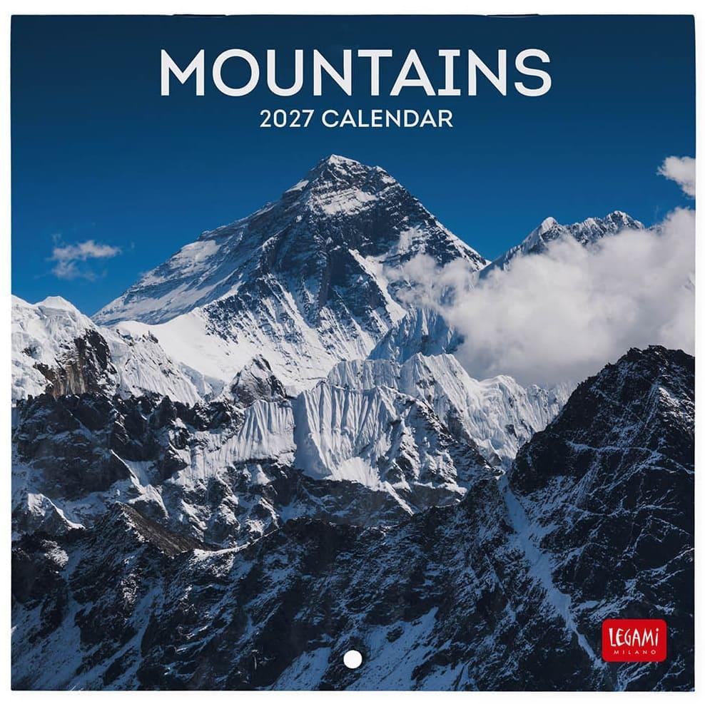 Legami Wall Calendar 2027 Mountains