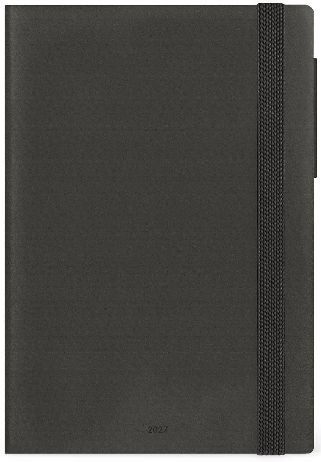 Legami 12 Month  Diary 2027 Black Suit Medium Daily