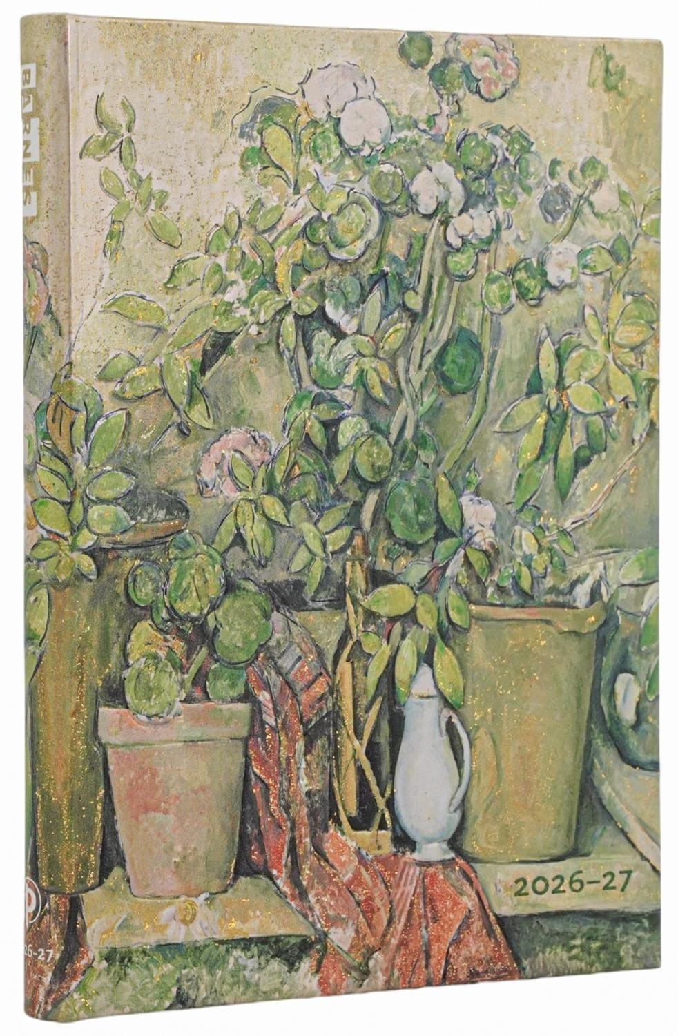 Paperblanks 26/27 Cezanne’s Pots and Flowers Horizontal Midi