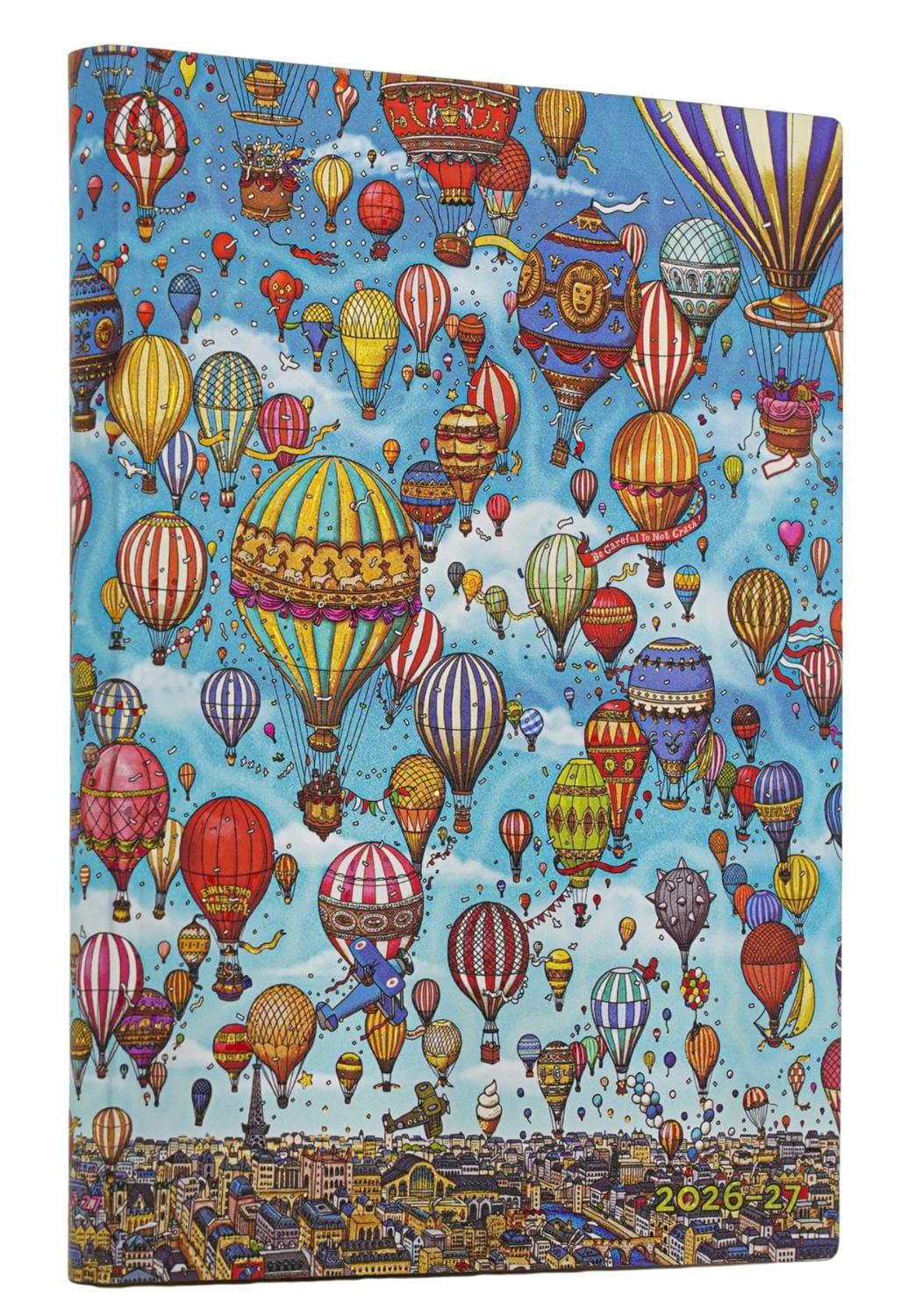 Paperblanks 26/27 Balloon Festival Horizontal Midi