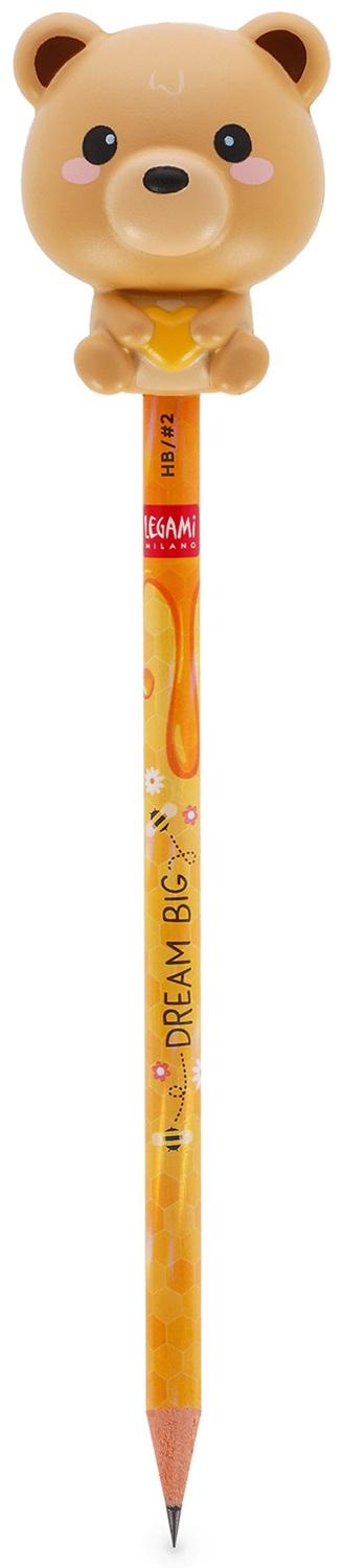LEGAMI HB Pencil With Squishy - TEDDY BEAR