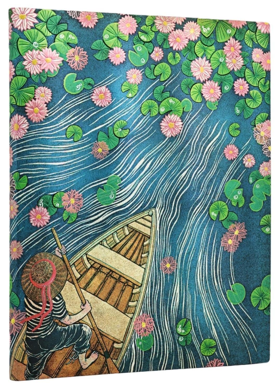 Paperblanks Yuko Lotus River Ultra Lined Softcover Journal