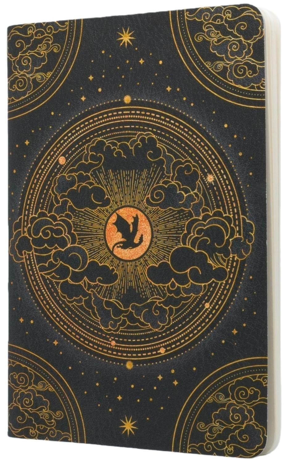 Paperblanks Shadows Fourth Wing A5 Grid Cahier