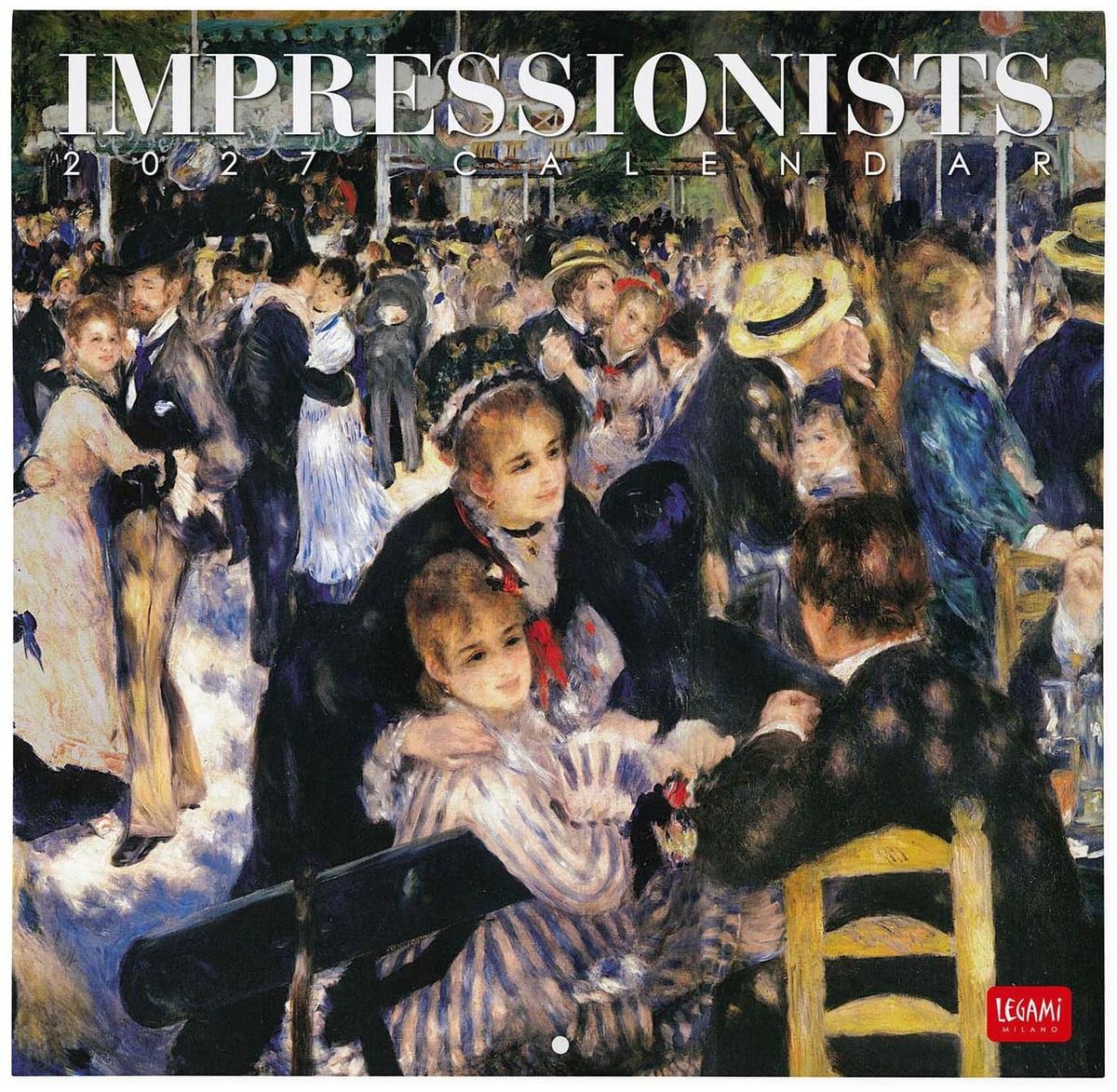 Legami Wall Calendar 2027 Impressionists