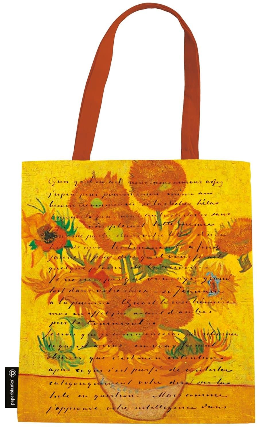 Paperblanks Van Gogh Sunflowers Canvas Bag