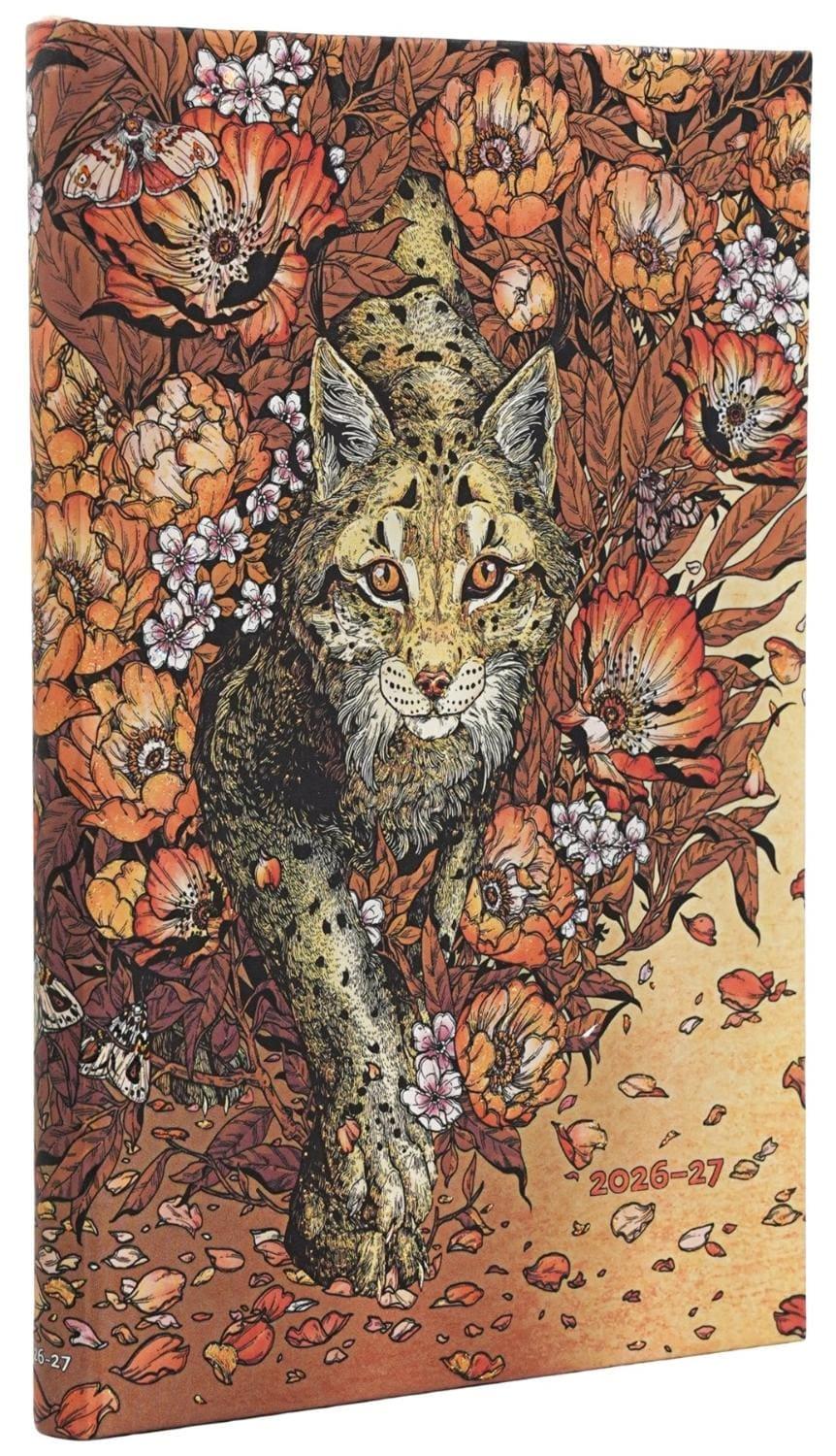 Paperblanks 26/27 Lynx Rising Vertical Maxi