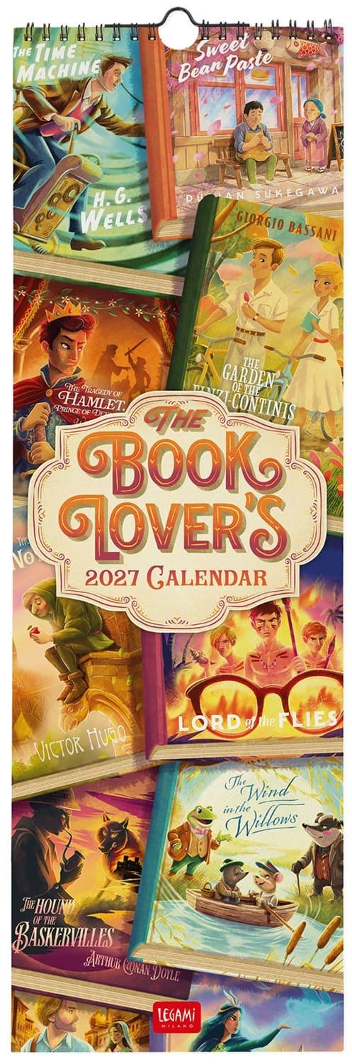 Legami Wall Calendar 2027 Book Lover's