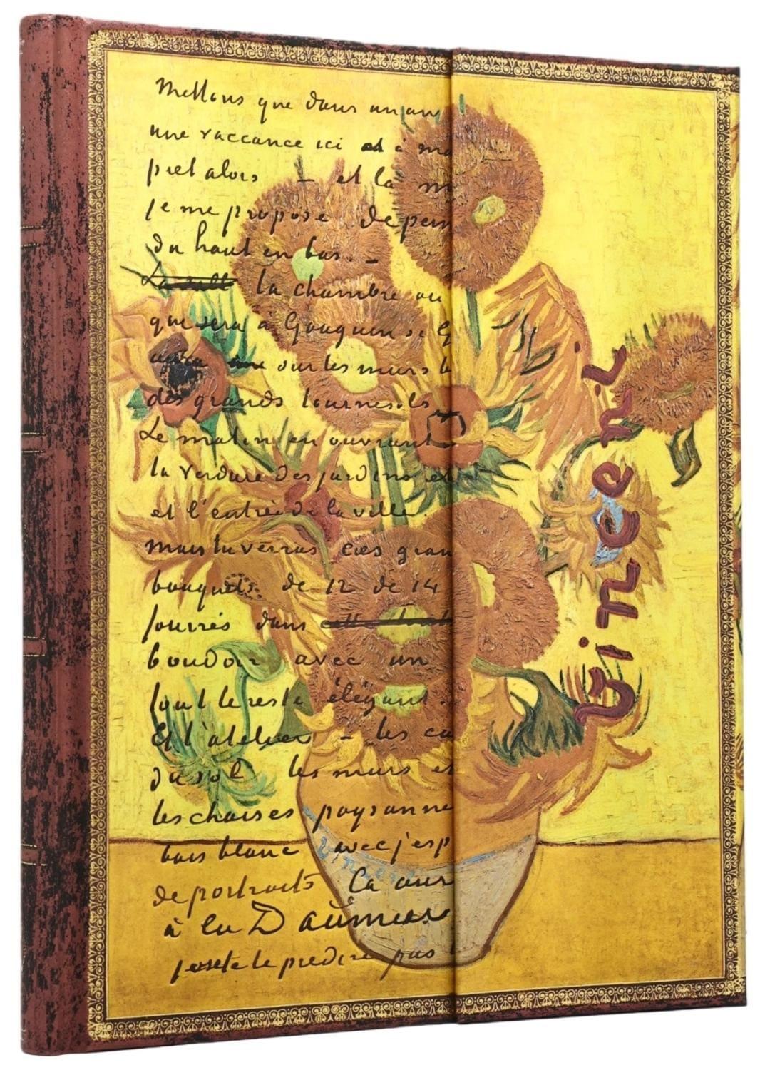 Van Gogh Sunflowers Ultra Unlined Hardcover Journal