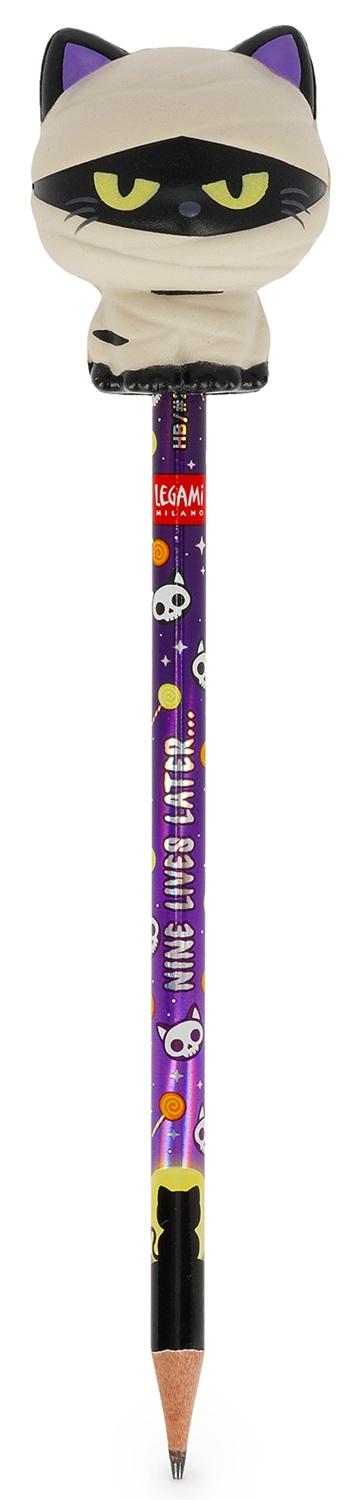 Legami Pencil With Squishy - Kitty - Mummy - Hb Lead