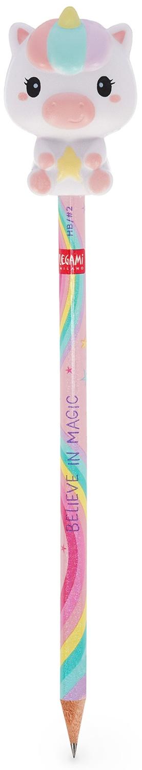 LEGAMI HB Pencil With Squishy - UNICORN