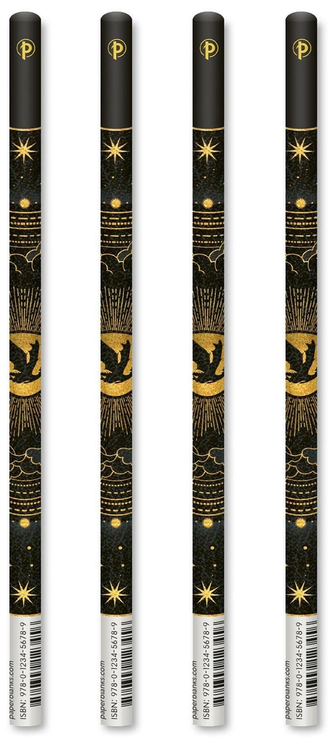 Paperblanks Shadows Fourth Wing Pencils 4 Pack