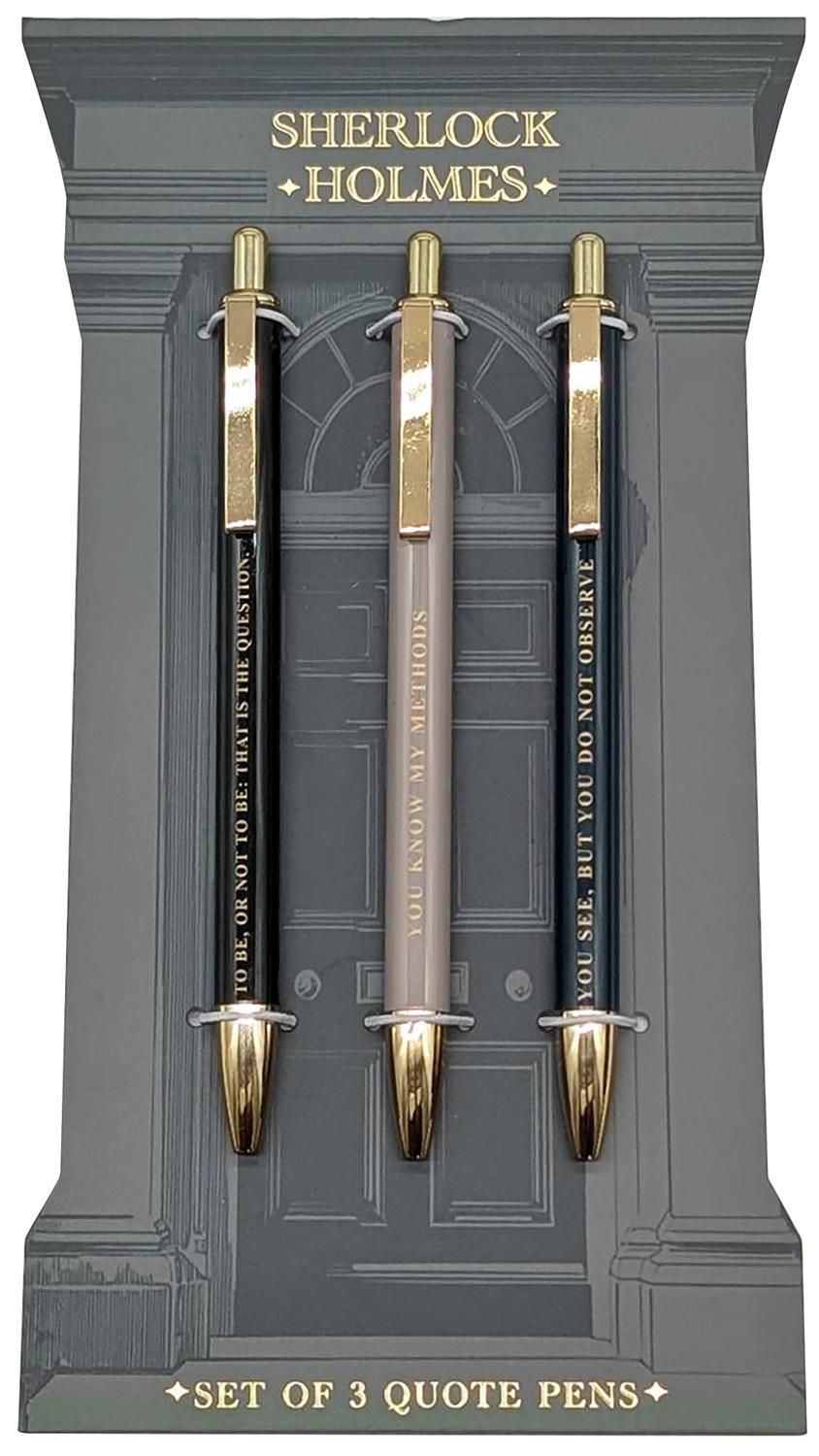 Portico Sherlock Holmes Set of 3 Pens