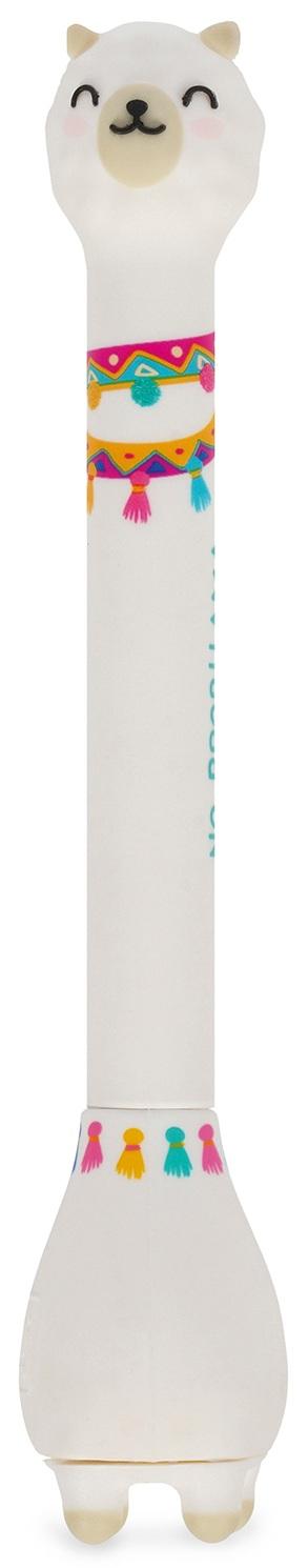LEGAMI Sky Blue Ink Ballpoint Pen With Base 1mm - LLAMA