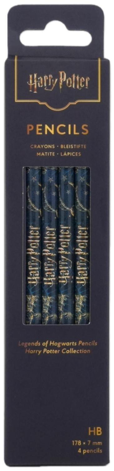 Paperblanks Legends of Hogwarts Harry Potter Pencils 4 Pack