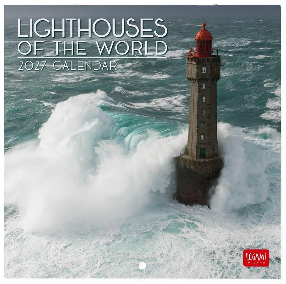 Legami Wall Calendar 2027 Lighthouses