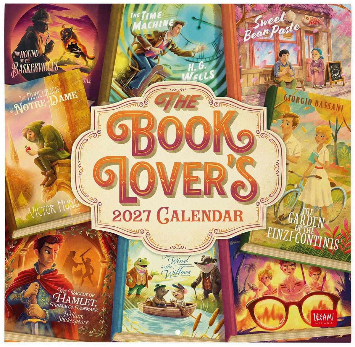 Legami Wall Calendar 2027  Book Lovers