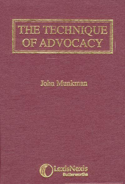 The Technique of Advocacy