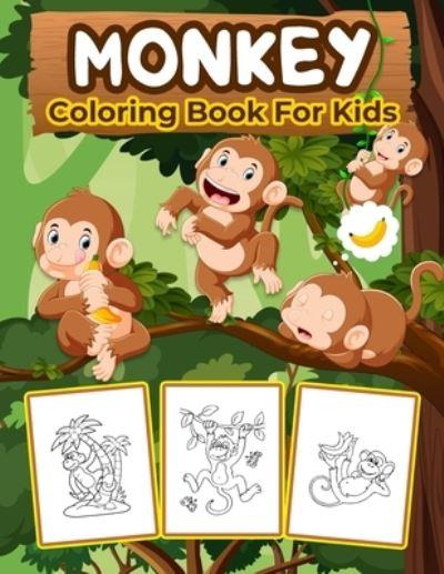 Monkey Coloring Book For Kids