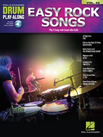 Easy Rock Songs - Drum Play-Along Volume 42 (Book/Online Aud