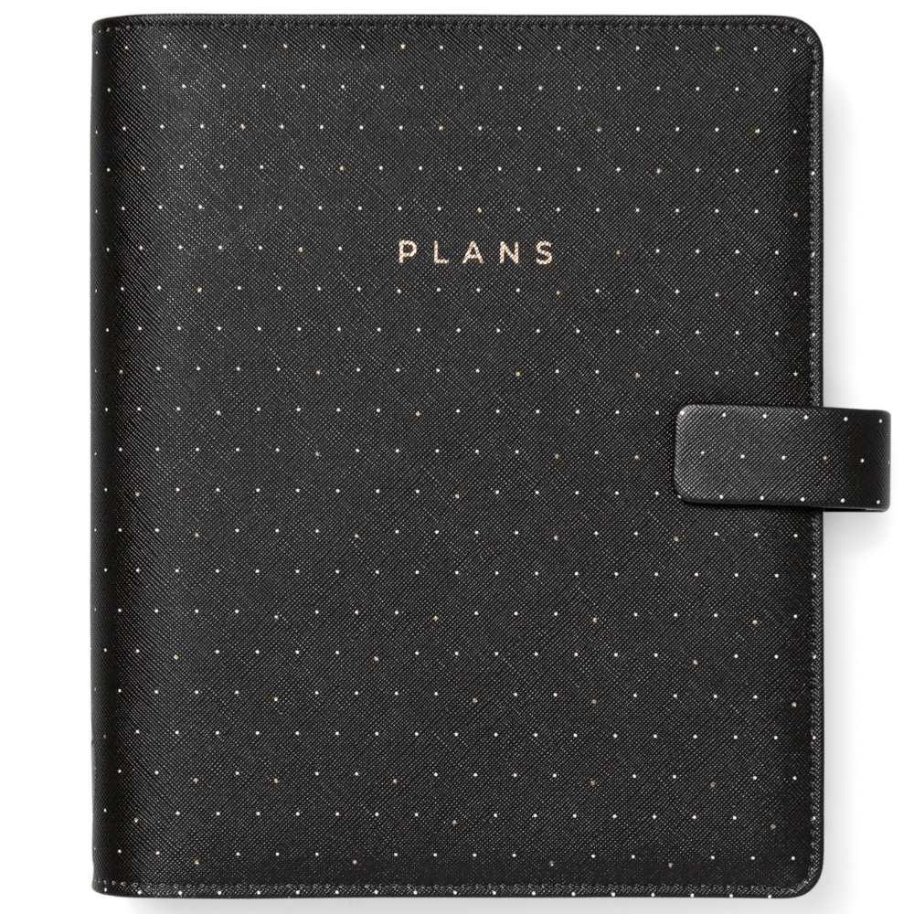 Filofax A5 Moonlight Organiser - Black