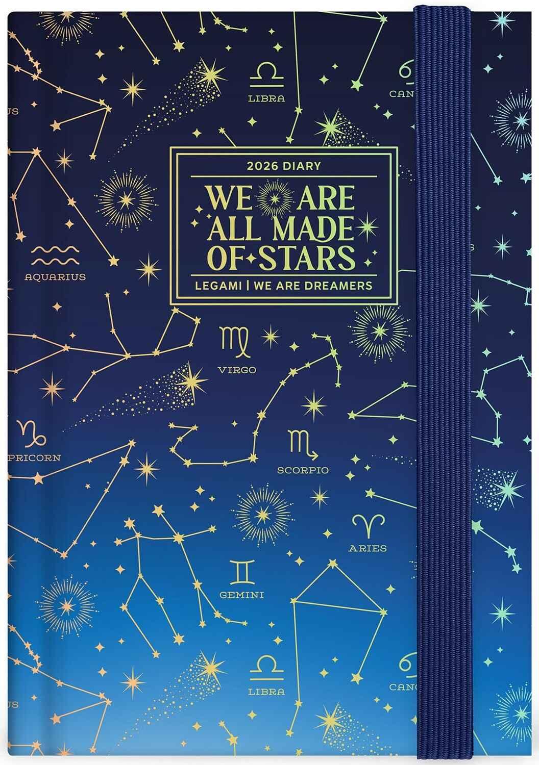 Legami 12 Month Small Photo Daily Stars