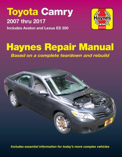 Toyota Camry & Avalon & Lexus ES 350 (2007-2017) (USA)