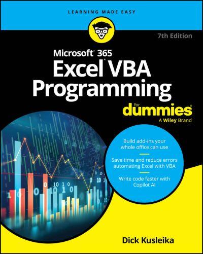 Microsoft 365 Excel VBA Programming
