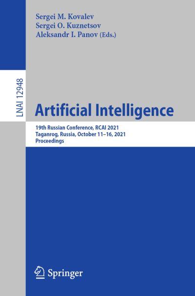 Artificial Intelligence Lecture Notes in Artificial Intelligence