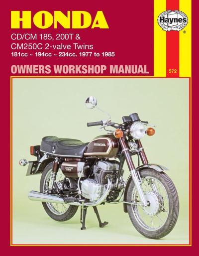 Honda CD/CM 185, 2007 & CM250C 2-Valve Twins Owners Workshop