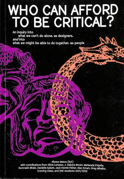 Who Can Afford To Be Critical?