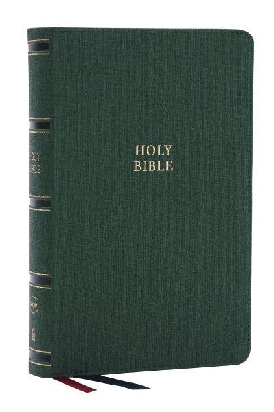 NKJV, Single-Column Reference Bible, Verse-By-Verse, Green Leathersoft, Red Letter, Comfort Print