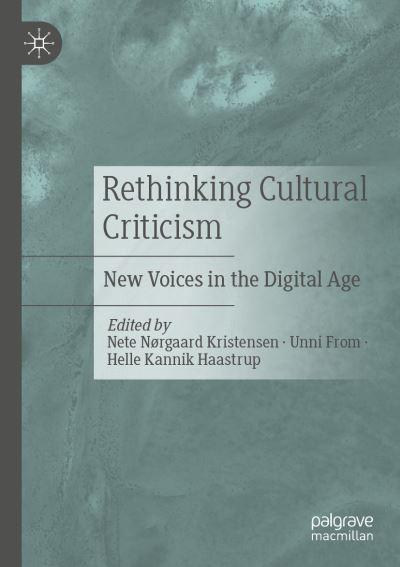 Rethinking Cultural Criticism