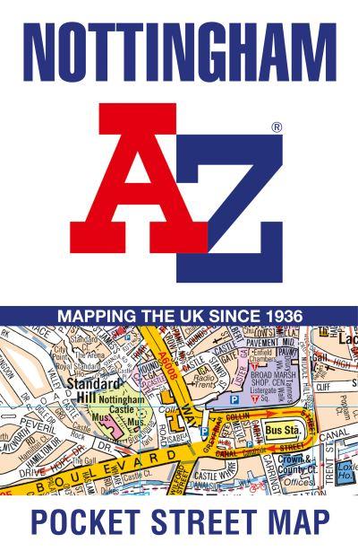 Nottingham A-Z Pocket Street Map