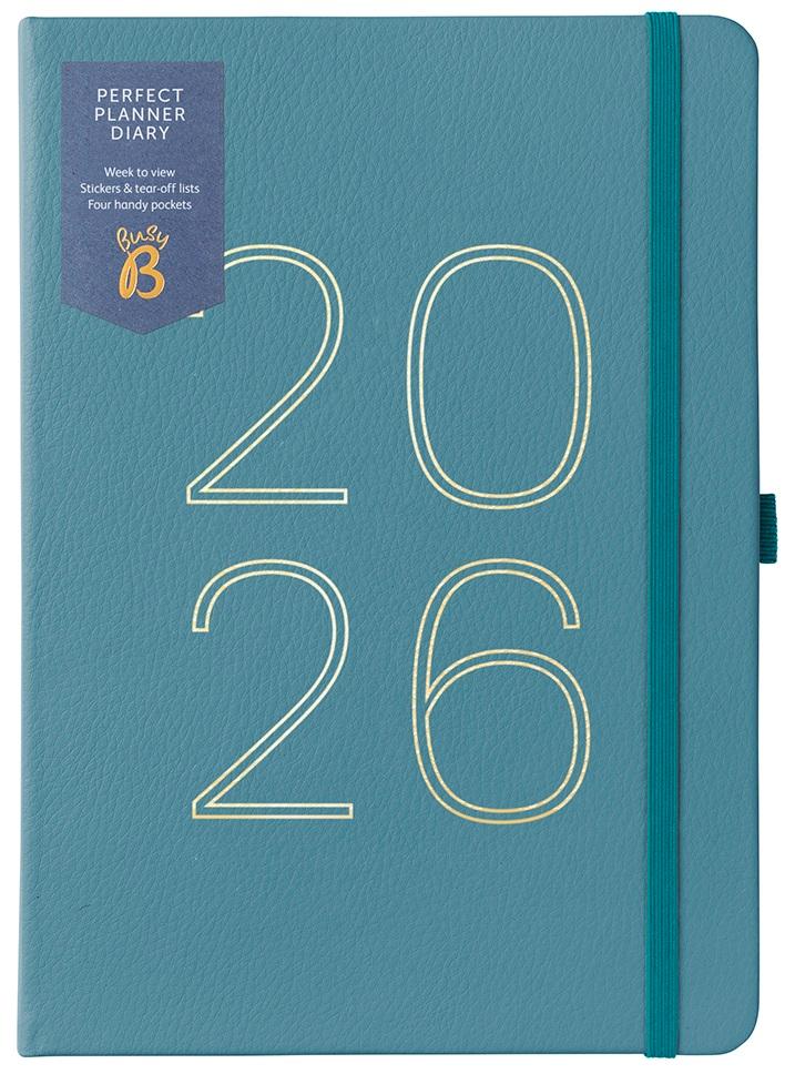 Busy B 2026 Perfect Planner (Faux) - Pine.