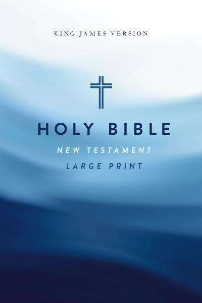 KJV Large Print Outreach New Testament Bible, Cross Softcove