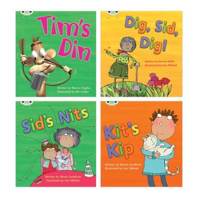 Learn To Read At Home With Bug Club Phonics: Pack 1 (Pack of 4 Fiction Books)